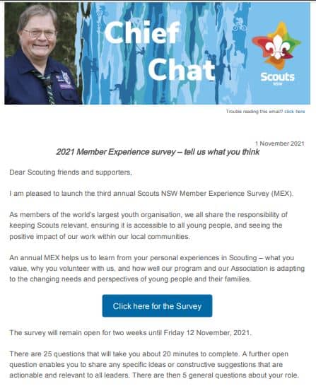 2021 Member Experience Survey