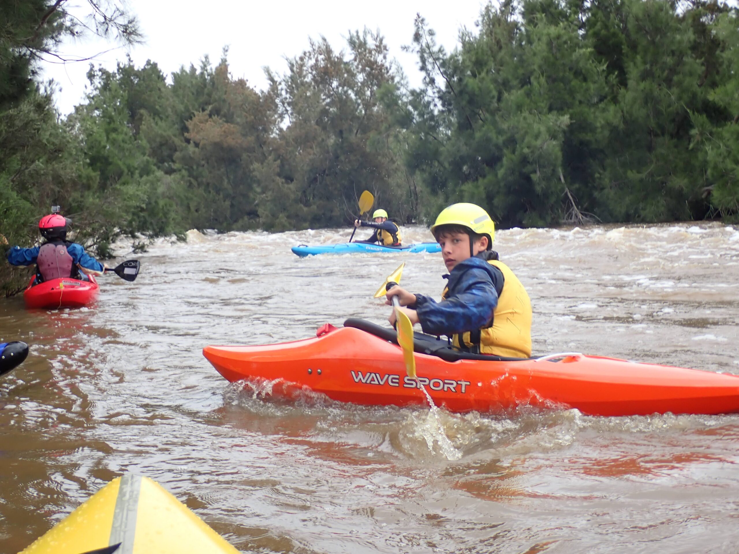 Kayaking at Summer Adventure School Scouts NSW 2024